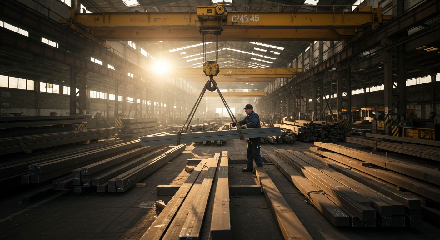 Stoktaki C45 Sac Levhalar